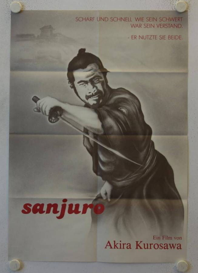 Sanjuro original release german movie poster